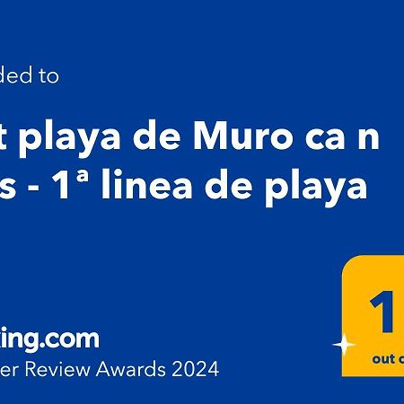 Apartament Apt Playa De Muro Ca N Ines - 1ª Linea De Playa Port de Alcudia  Zewnętrze zdjęcie